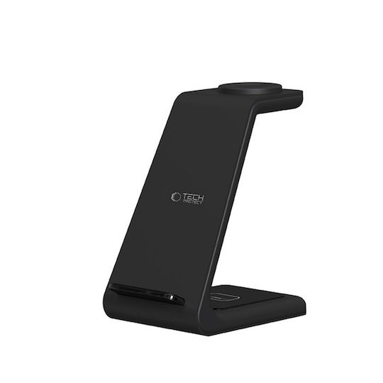 Tech-Protect Ασύρματος Φορτιστής (Qi Pad) 15W Μαύρος (QI15W-A36 Android)
