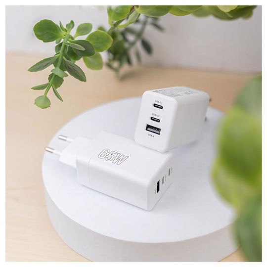 Maxlife Charger Without Cable 65W Power Delivery Whites (Mxtc-08-65accw)