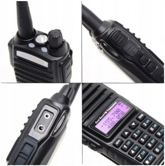Baofeng UV-82L Wireless Transceiver UHF/VHF 5W with Monochrome Screen