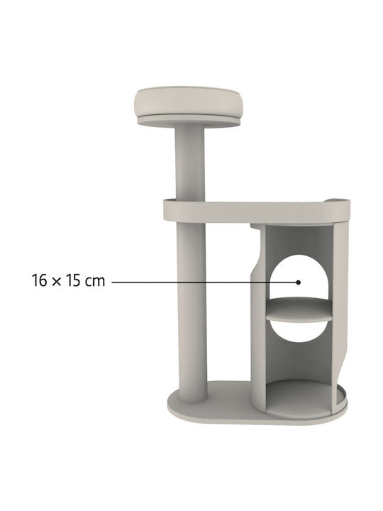 Trixie Falco Scratching Post Cat Trees Gray 4 levels 70x38x117cm