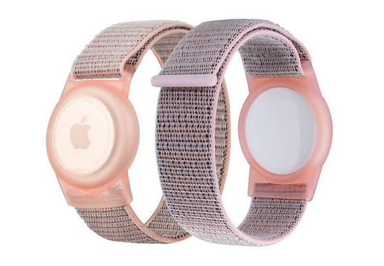 Mobile Origin Strap Case Belt Compatible Apple Airtag Pink