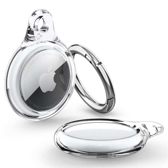 Spigen Ultra Hybrid Θήκη Μπρελόκ Σιλικόνης για AirTag Crystal Clear