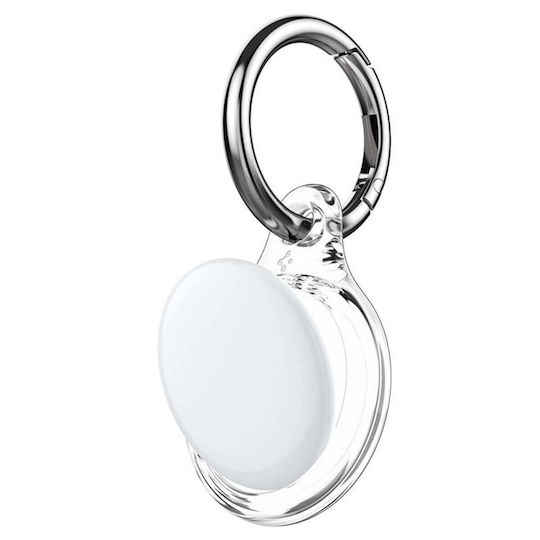 Spigen Ultra Hybrid Θήκη Μπρελόκ Σιλικόνης για AirTag Crystal Clear