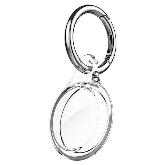 Spigen Ultra Hybrid Θήκη Μπρελόκ Σιλικόνης για AirTag Crystal Clear