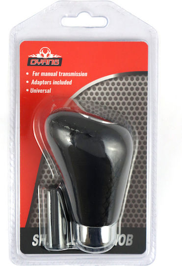 Autoline Shift Knob Elegance Δερμάτινο Universal black B