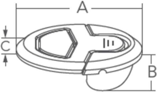 Eval Aisi316 Handle Boat Deck