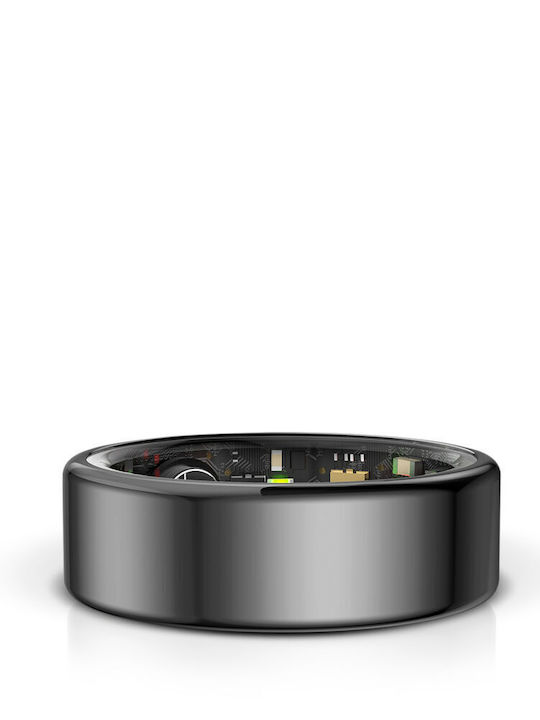 Ksix Saturn Smart Ring 18.9mm Αδιάβροχο Μαύρο