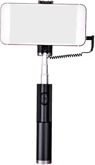 Devia Victor Selfie Stick με Καλώδιο 3.5mm Μαύρο