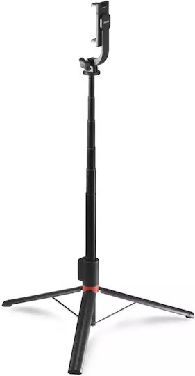 HAMA Selfie Stick with Bluetooth & Remote Control Funstand Black 00004662