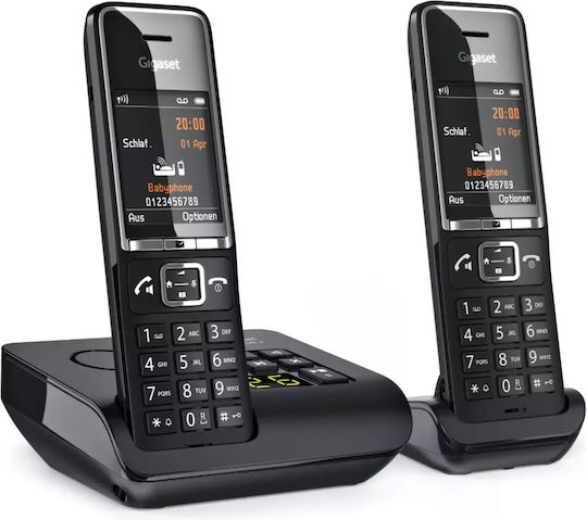 Gigaset Comfort 550A Cordless Phone with Greek Menu Black