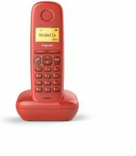 Gigaset A180 Ασύρματο Τηλέφωνο με Ελληνικό Μενού Strawberry