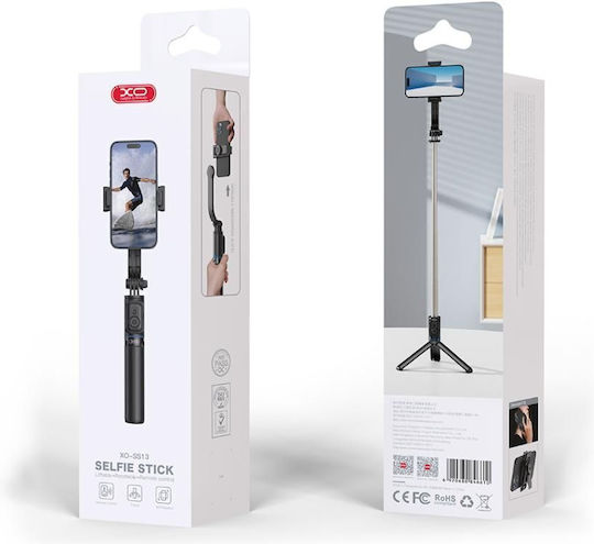 XO SS13 Selfie Stick Cell Phone Tripod Bluetooth Black