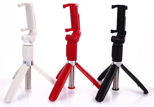 L01 Selfie Stick Τρίποδο Κινητού Bluetooth Κόκκινο