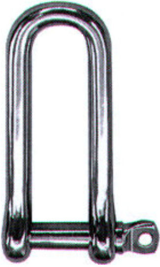 Inoxmare Navy Key Boat Deck Long "D" Stainless Steel A4 5mm5mm