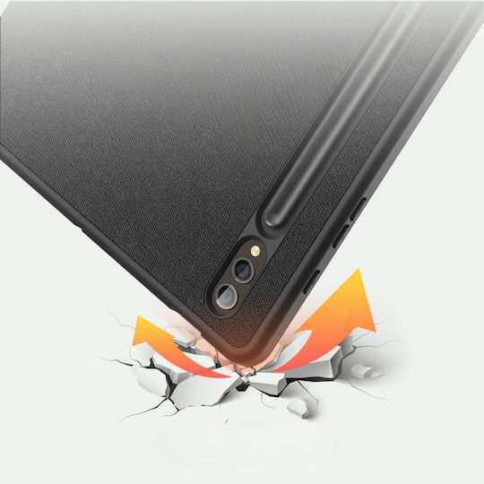 Dux Ducis Domo Flip Cover Μαύρη (SAMSUNG Tab S10 Plus)