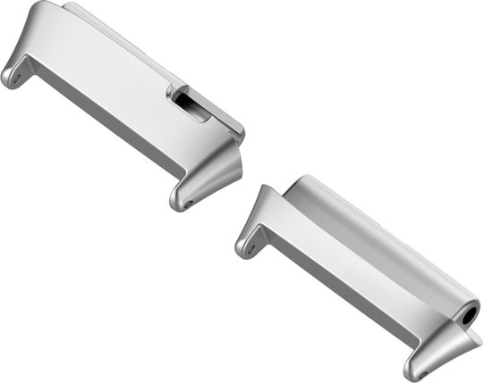 Connector Adapter 20mm Μπαρέτες Ασημί (Redmi Watch 3 Active)