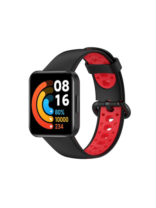 Armband Silikon Schwarz (Redmi Watch 2 Lite)