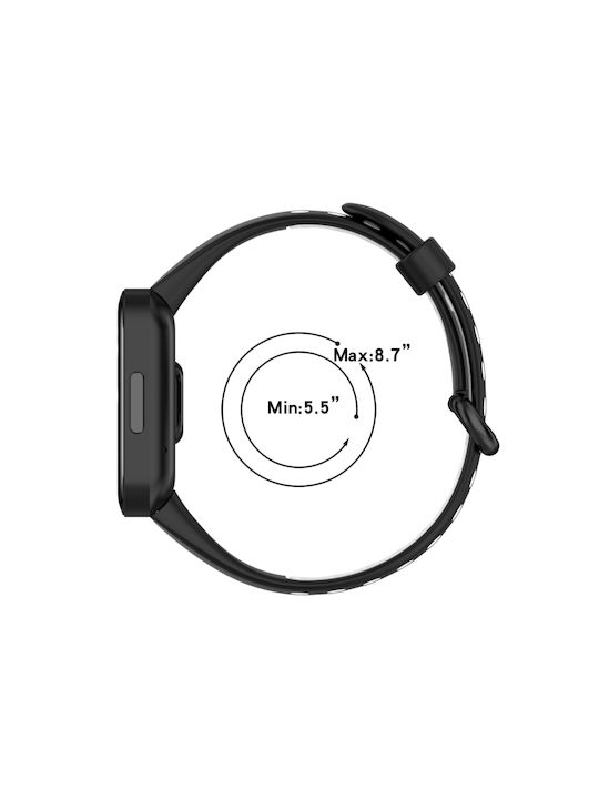 Λουράκι Σιλικόνης Μαύρο (Redmi Watch 2 Lite)