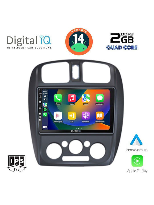 Digital IQ Car Audio System for Mazda 323 1998-2004 (Bluetooth/USB/AUX/WiFi/GPS/Apple-Carplay/Android-Auto) with Touch Screen 9"