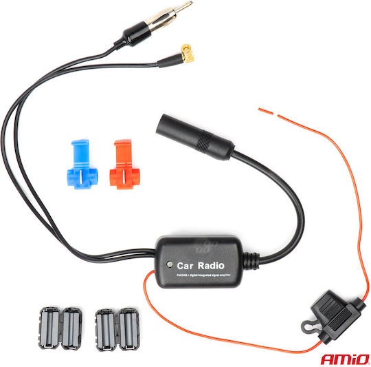 Antenna Signal Amplifier 12v Dab Fm Amio 1 Pc 04134