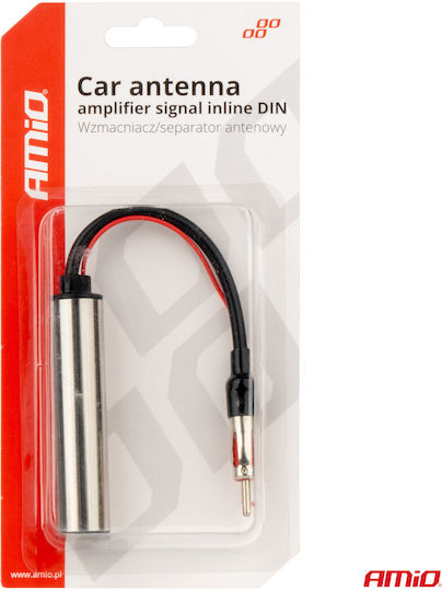 Ενισχυτης Σηματος Κεραιας Din 12v/24v Am Fm Amio 1 Τεμ 04132