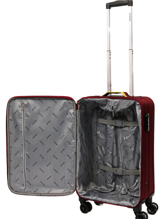 Lamonza Lime Reisegepäck Kabinen Stoff Grüne mit 4 Räder Höhe 55cm