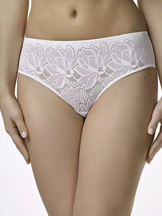 Women's Slip Seamless with Lace White