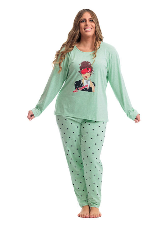 Sexen Winter Women's Pyjama Set Green
