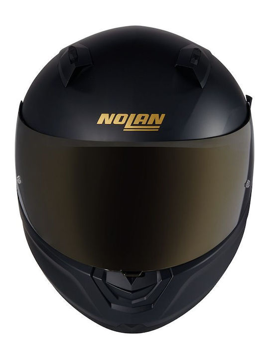 Nolan N60-6 Sport Aureo Full Face με Sun Visor ECE 22.06 Matt Black/Gold