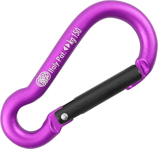 Kong Mini Pear 6mm Малък алуминиев карабинер Зелен Черен Зелен