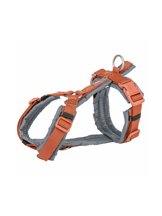 Trixie Premium Trekking Dog Harness Orange Graphite XL