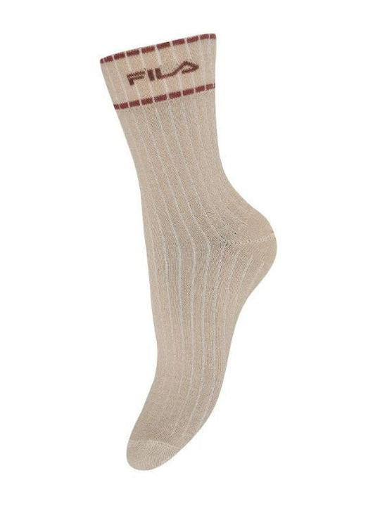 FILA Plain Γυναικείες Μονόχρωμες Κάλτσες Μπέζ