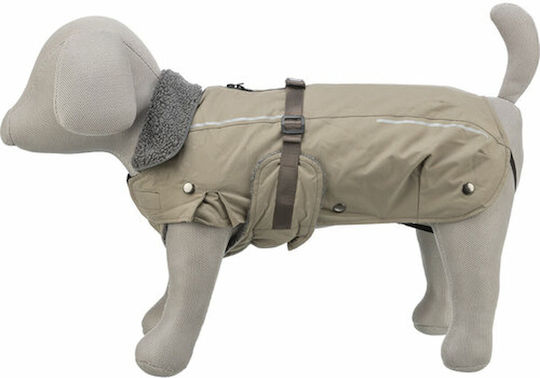 Trixie Rouen Beige Dog Coat with 34cm Back Length