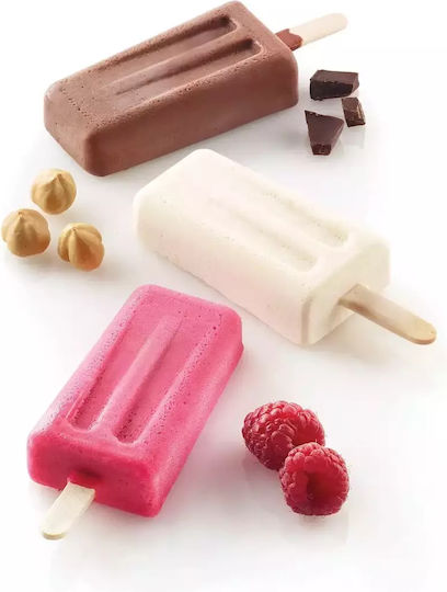 Silikomart Форма за сладкарство Сладолед / Ice Lolly от Силикон 3.7x7x18см