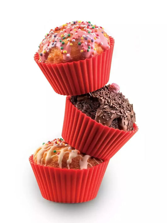 Silikomart Φόρμα Ζαχαροπλαστικής για Cupcakes/Muffins από Σιλικόνη 6τμχ