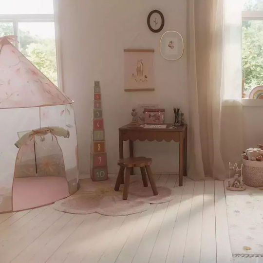 Little Dutch Kids Castle Play Tent Fairy Garden for 2+ years Pink