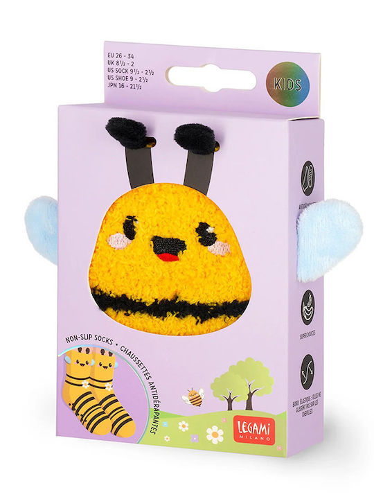 Legami Milano Kindersocken Rutschfest Gelbe