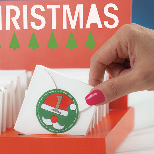 Decora Adventskalender Schokoladenfiguren Selbstgemacht Papier