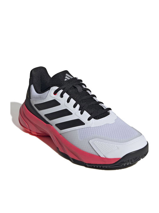 adidas Courtjam Control 3 Ftwr Men's Tennis Shoes for Clay Courts White