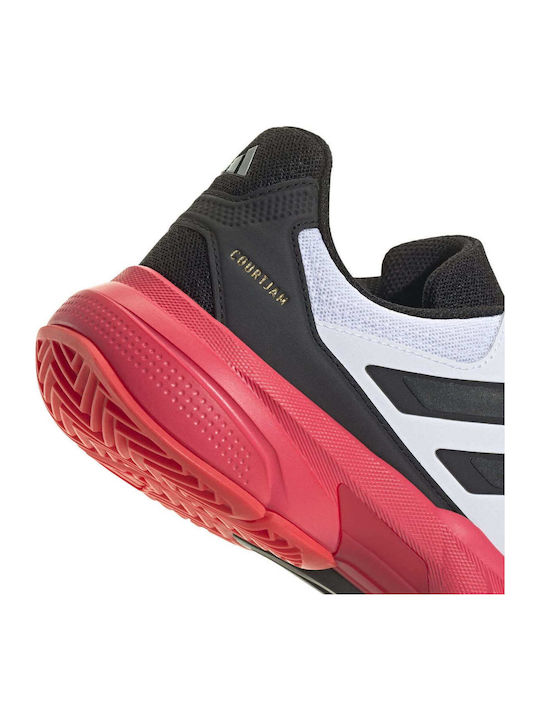 adidas Courtjam Control 3 Ftwr Men's Tennis Shoes for Clay Courts White