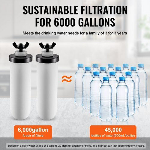 Set de Sistem de Filtrare a Apei prin Gravitație de Înlocuire Vevor 2 Zllsthxhxttcbvcd7v0