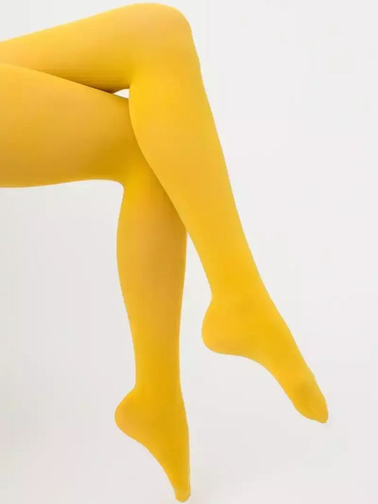 Непрозрачен Дамско чорапогащник Yellow