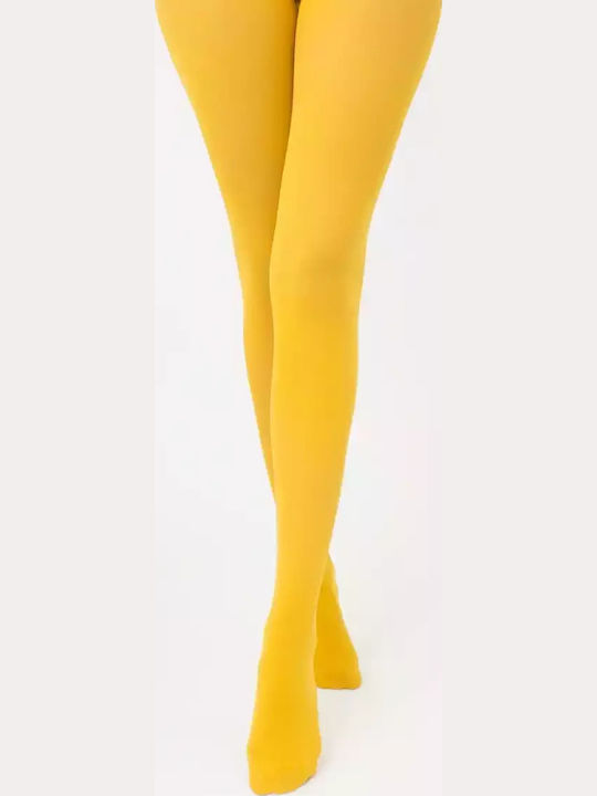 Непрозрачен Дамско чорапогащник Yellow