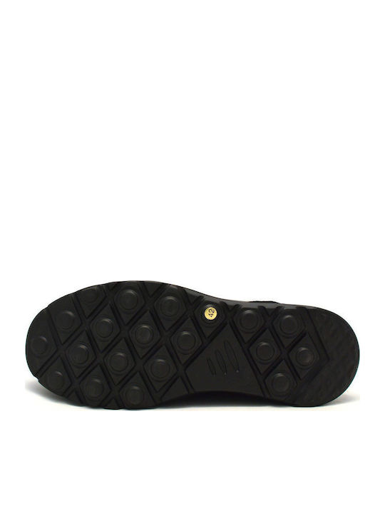 Piele Negru Ghete barbati