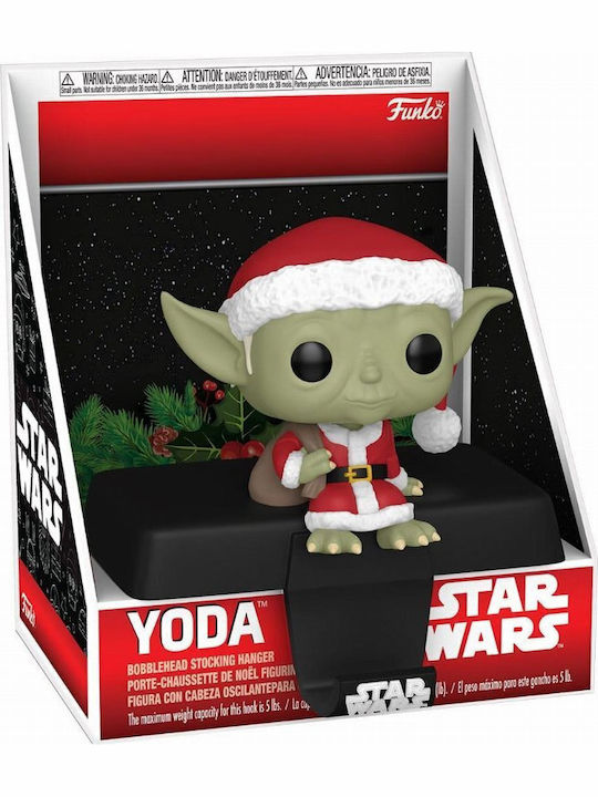 Funko Pop! Filme: Krieg der Sterne - Yoda Weihnachtsstrumpfhalter Wackelkopf
