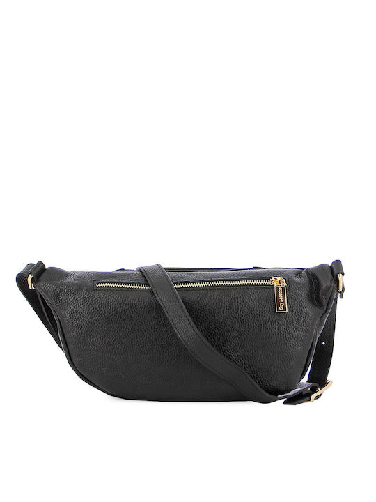 Guy Laroche Leather Belt Bag Black