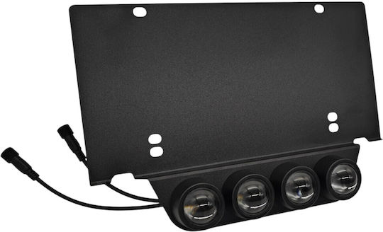 Front Lights Laser Led Number Plate Us 12v + Remote Control