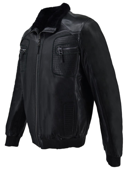 Dermatina 100 Leather Jacket Black