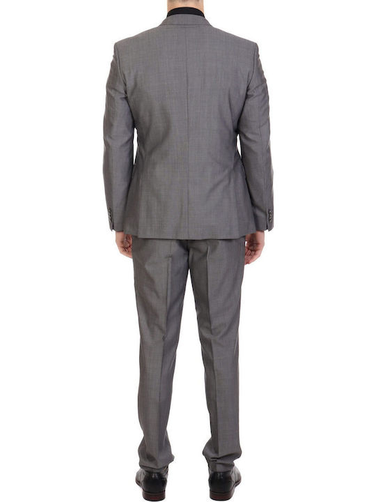 Guabello 1815 Men's Winter Suit Slim Fit Grey