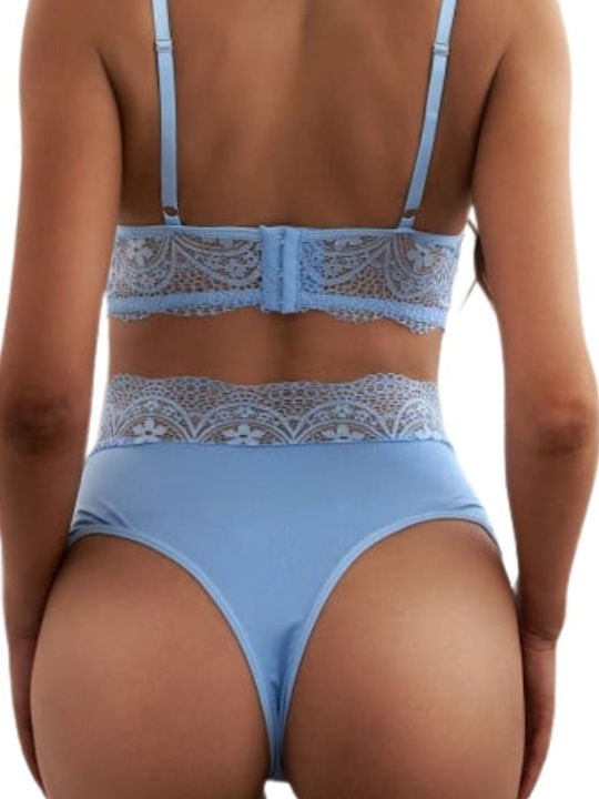 Zoli Underwear Set with Slip Blue